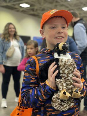 One of our many Teddy Bear Options the kids watch and help us make on-site.