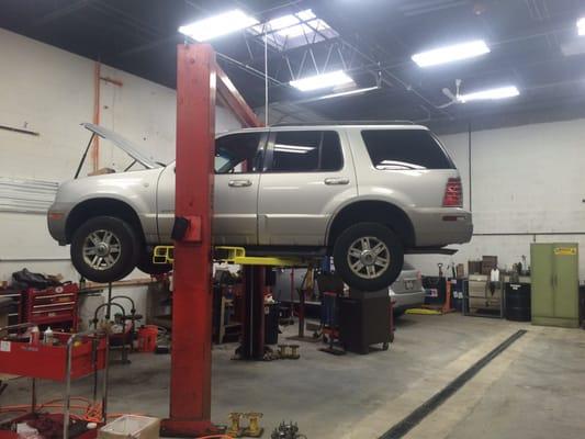 New lift in the shop.