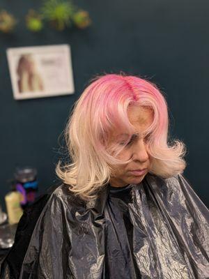 Pink blonde