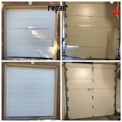 Residential garage door repair