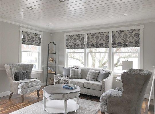 Custom Roman Shades - The Blind King