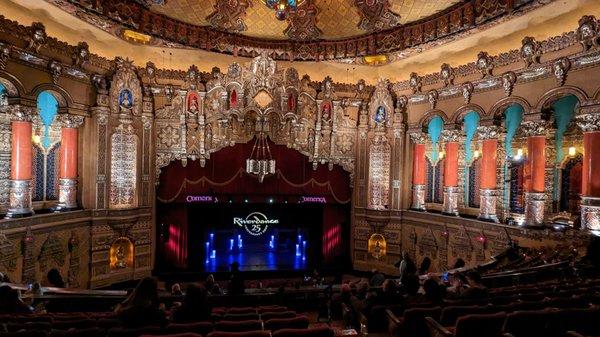 Inside the theater and the stage again