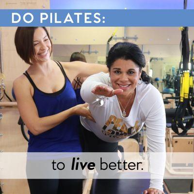 Do Pilates to live better.