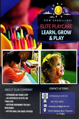 Elite Playcare - Daycare & Learning Center