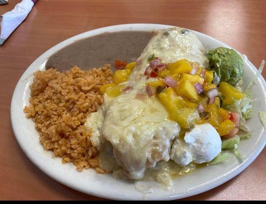 El Postre chimichanga. Incredibly decadent.