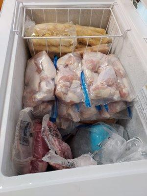 A full freezer = a happy mom