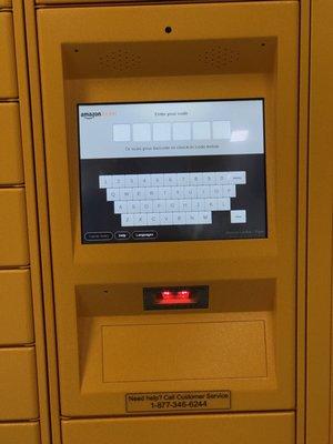 Amazon lockers