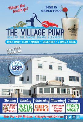 Village Pump Fall Menu 2016