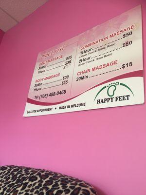 Decide to take my boyfriend here for sweetest day first time will be coming back for myself to do the foot massage