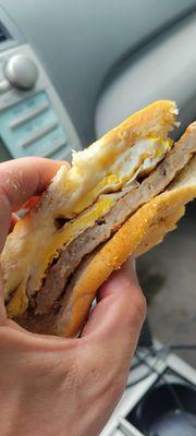 Sausage egg and cheese