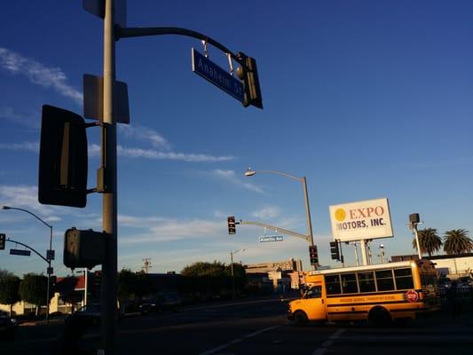 Cross streets ALAMITOS & ANAHEIM