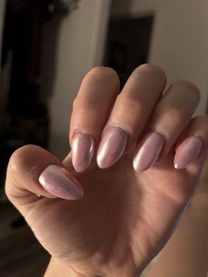 Pink gel x chrome