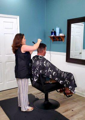 Come see one of our professionals stylist,  Nikki has been cutting hair for 8 years.