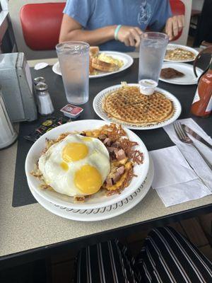 Brekkie on a family vacation!