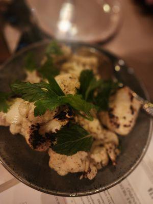 Grilled cauliflower