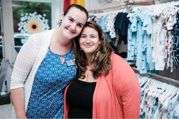 Bryn, our childbirth educator and doula along with Anna