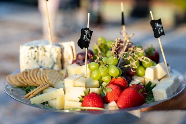 Cheese Appetizer Platter - Delicious eats AND a work of art!