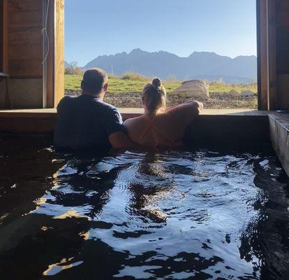 Perfect picture spot from the hot tub