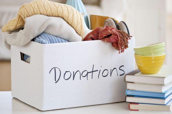 Donate your unwanted clothing and small household items and put them to good use!