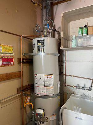 40 GAL WATER HEATER REPLACEMENT.