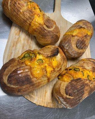 Cheddar Jalapeño Sourdough