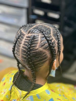 Kids stitch braids