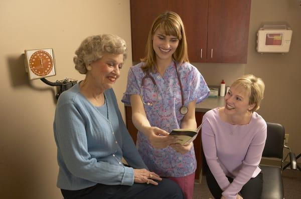 Home Instead Senior Care provides care to seniors thru transportation to the doctor and taking medications as directed