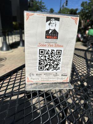 Picture of QR menu