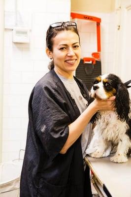 Meet Irina - One of our important staff members that help make each dogs stay with Canine Styles an excellent one!