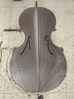 Walnut cello