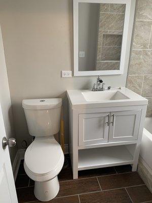 New bathroom rehab