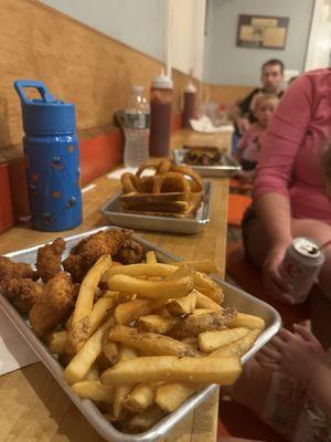 Nuggets and fries