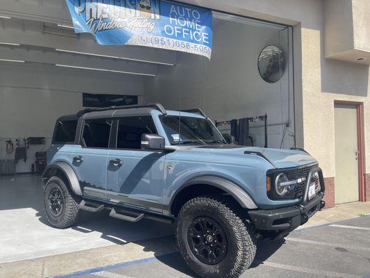 Ford Bronco tinted with Solargard IR Ceramic