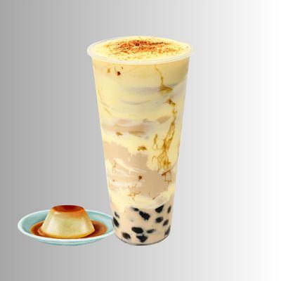 Caramel  Creme Brulee Boba Milk Tea(焦糖布蕾珍珠奶茶)(700ml)