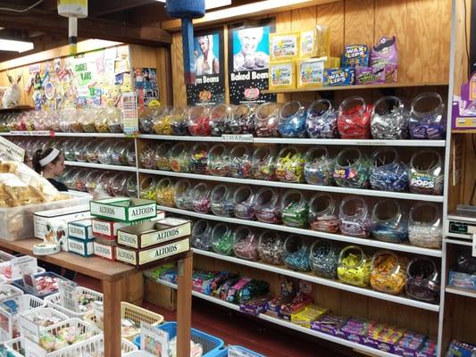 Major candy wall for $7.95/lb.