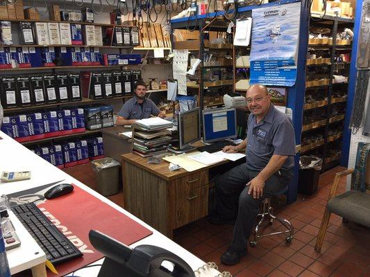 Come in and see the guys at the parts counter. Our knowledgeable staff will find the parts you need for your engine.