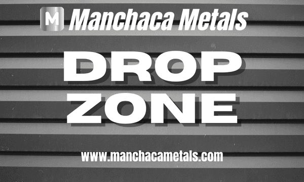 Come sift through our metal drop pieces of 4' and under priced out per pound! 12928 Lowden Ln. Manchaca, Texas 7865