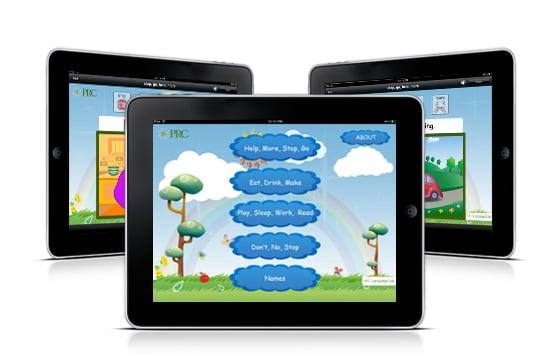 Custom iPad app to help kids with language learning challenges for AAC.