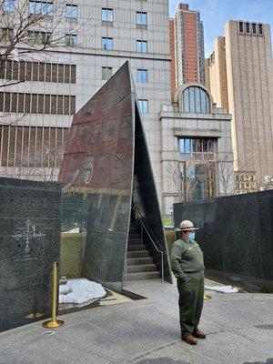 Entrance to the memorial