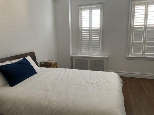 Shutters bedroom