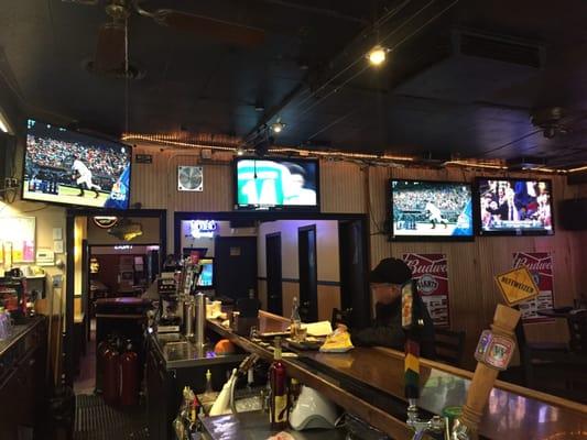 Sports and 8 beer taps, old favorites and micro brews! What else could you want?