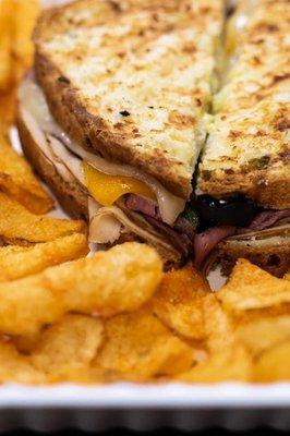 Mmmm... grilled panini for lunch.