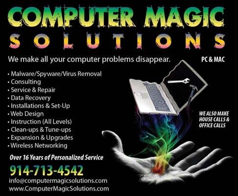 Computer Magic Solutions - Computer Consulting, Instruction, Networking, Repair, Web Design