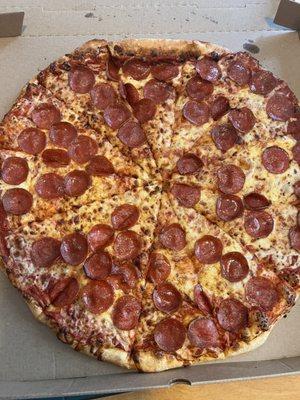 Pepperoni pizza