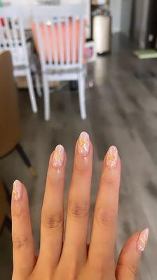 Marble design gel