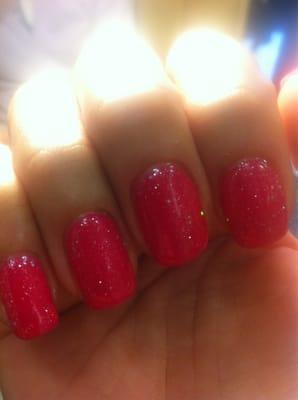 Nail Gel w/sparkle.