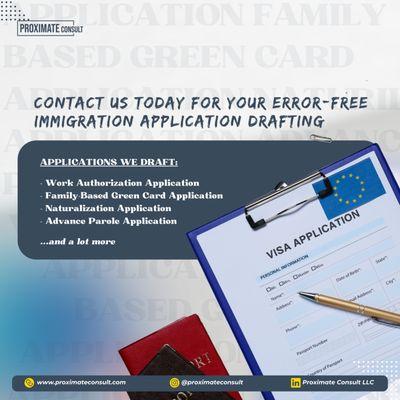 We assist with application drafting. Contact us today.