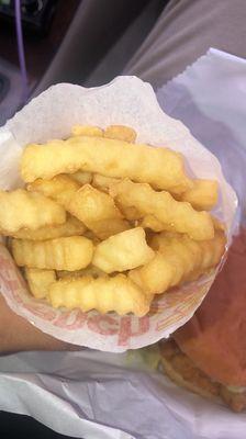 Crinkle cut fries