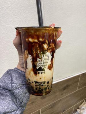 #5 Black Sugar Boba and Pearl with Cream Mousse (Signature)