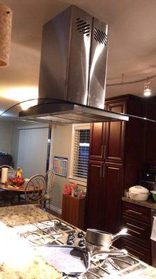 Island range hood